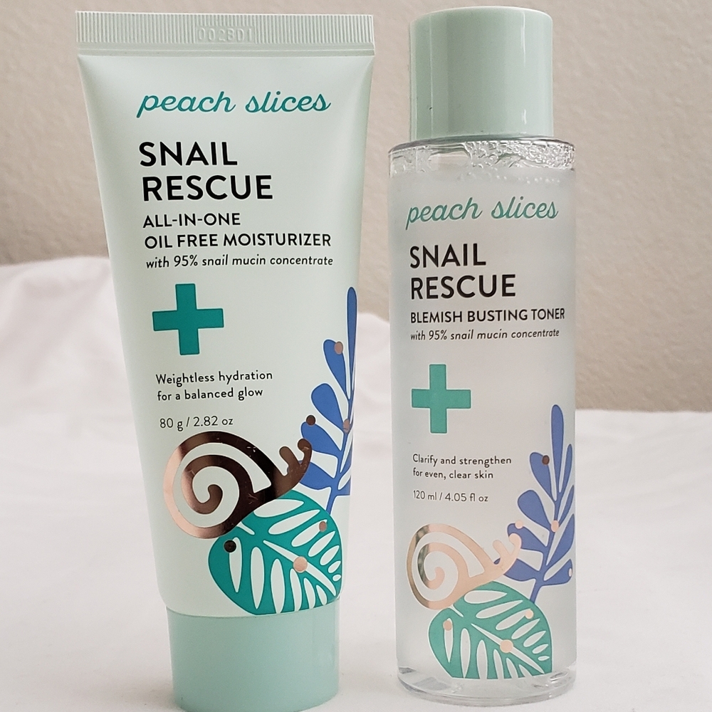 Peach Slices Snail Rescue Skincare Set
